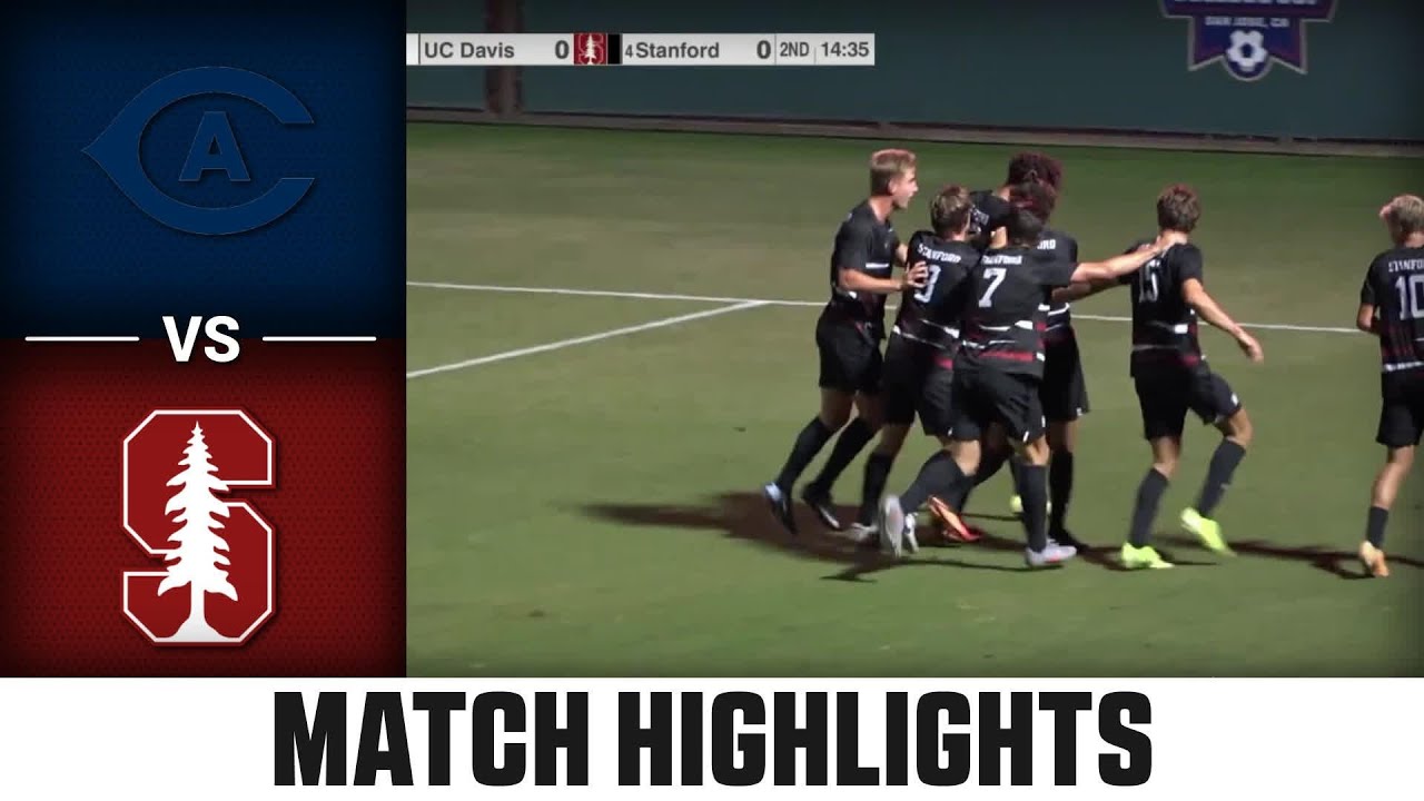 UC Davis vs. Stanford Match Highlights | 2025 ACC Men's Soccer