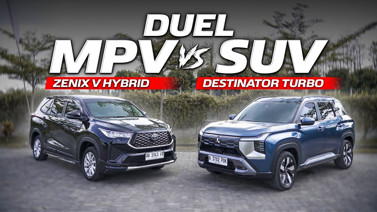 MARI KITA ADU: MITSUBISHI DESTINATOR VS TOYOTA INNOVA ZENIX HYBRID!