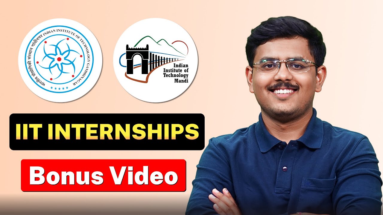 Summer Internship at IITs for Fresher Students 2025 | Bonus Perks & Application Process