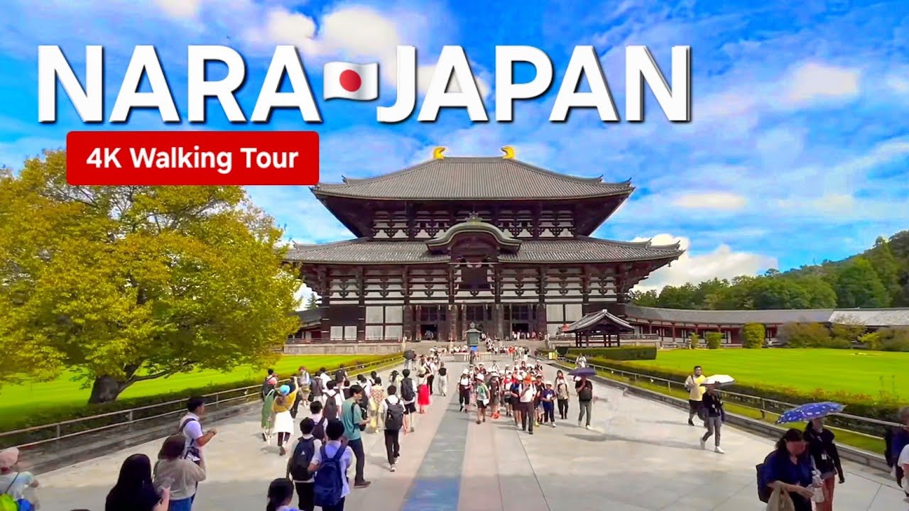 Nara, Japan 4K Walking Tour 🇯🇵&nbsp;Ancient Temples & Sacred Deer | 60fps