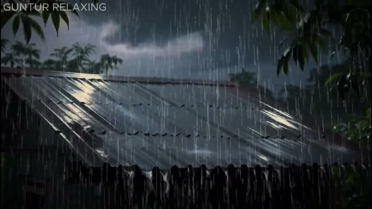 Sounds Of Rain And Thunder For Sleep - Rain Sounds For Sleeping - Thunderstorm Sounds, White noise