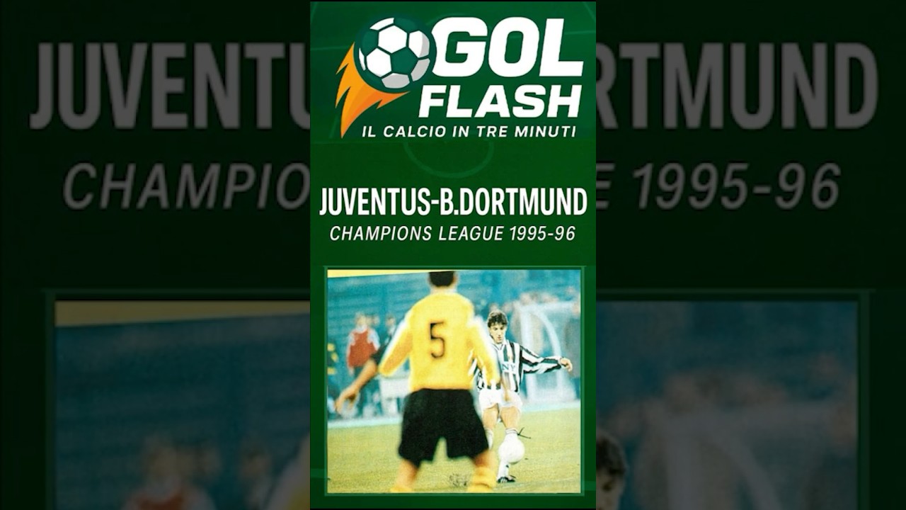 JUVENTUS-BORUSSIA DORTMUND 1-2 CHAMPIONS LEAGUE 1995-96 IL RECORD STORICO DI ALEX DEL PIERO (5 GOL)
