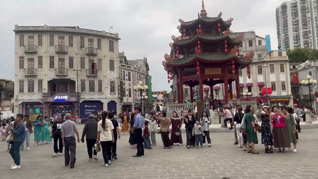 Internet celebrity attractions in Shantou, Guangdong, China - small parks(中國廣東汕頭網紅景點--小公園實拍)