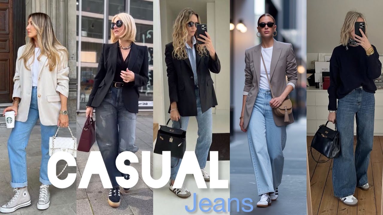 MODA 2026 MUJER / TENDENCIAS EN JEANS CASUALES / 2026 