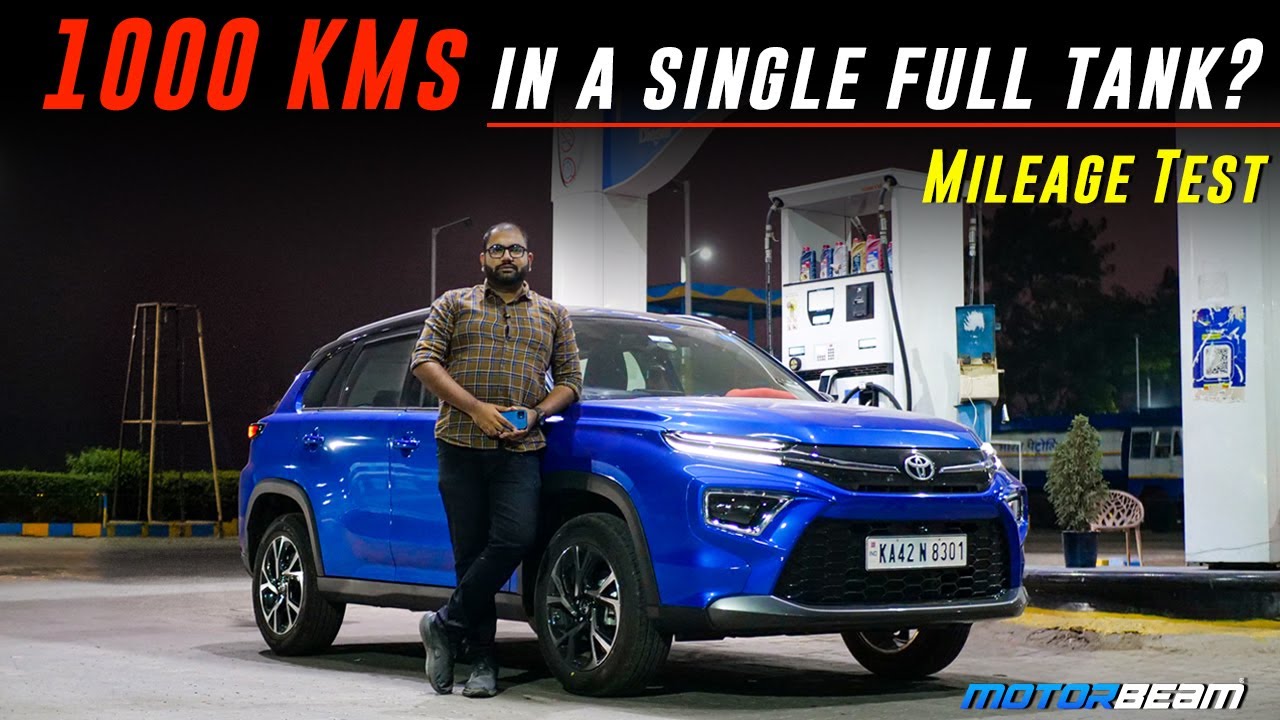 Toyota Urban Cruiser Hyryder - 1000 KMs Mileage Test | MotorBeam