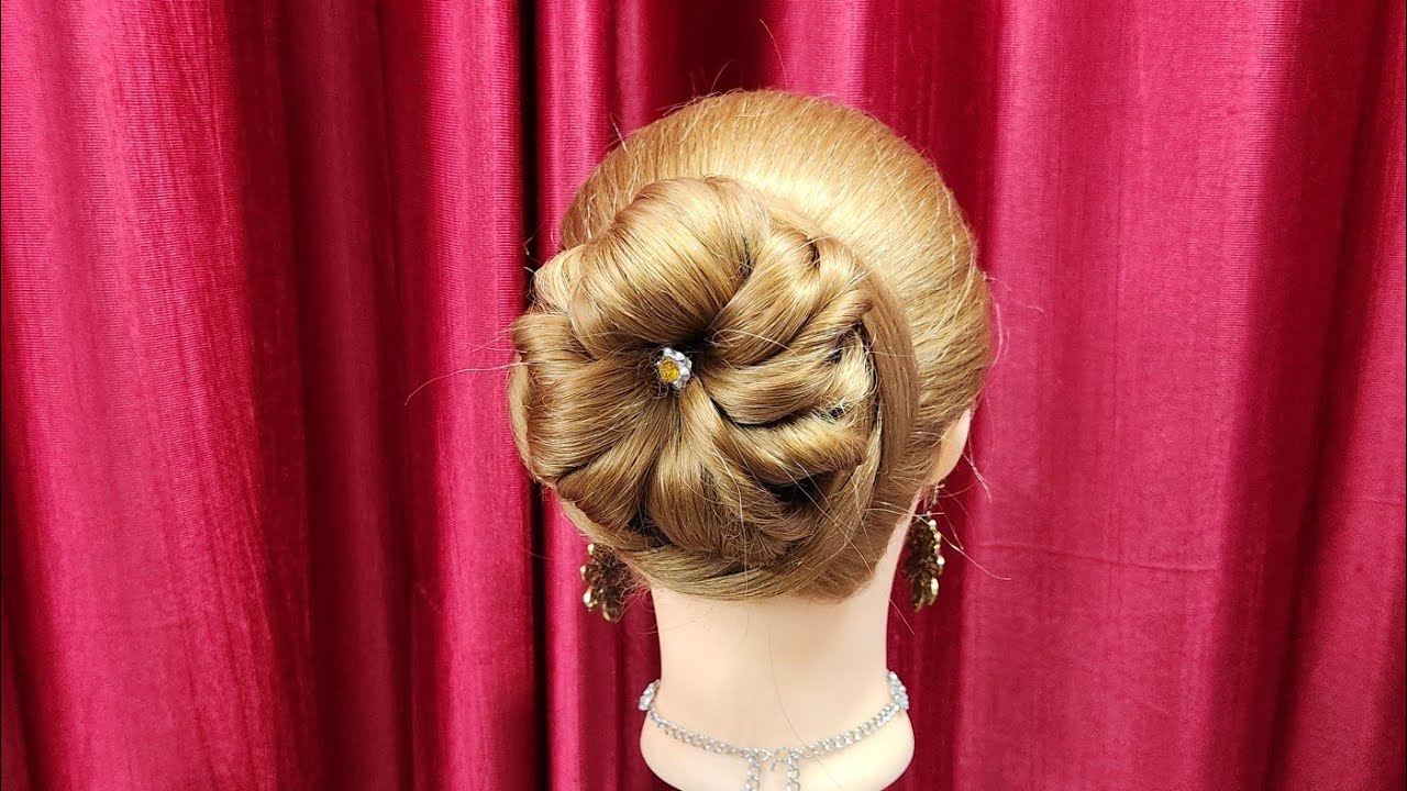 Saree Hairstyle For Long Hair  | The Hair Affair 