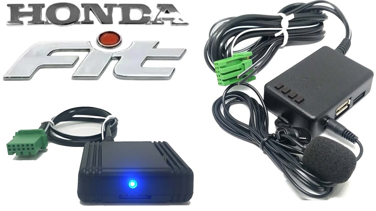 Adaptador bluetooth no som do Honda Fit 2008 primeira geração