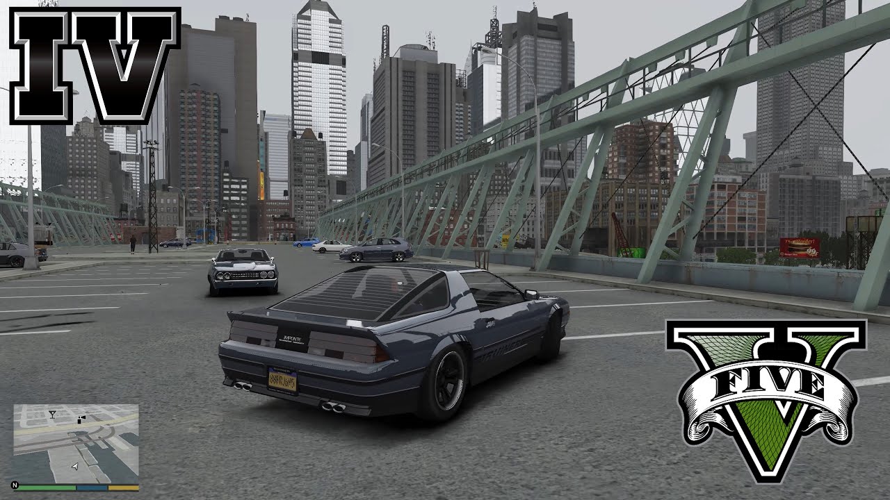 GTA IV Liberty City Preservation Project mod for GTA V - RTX 4070