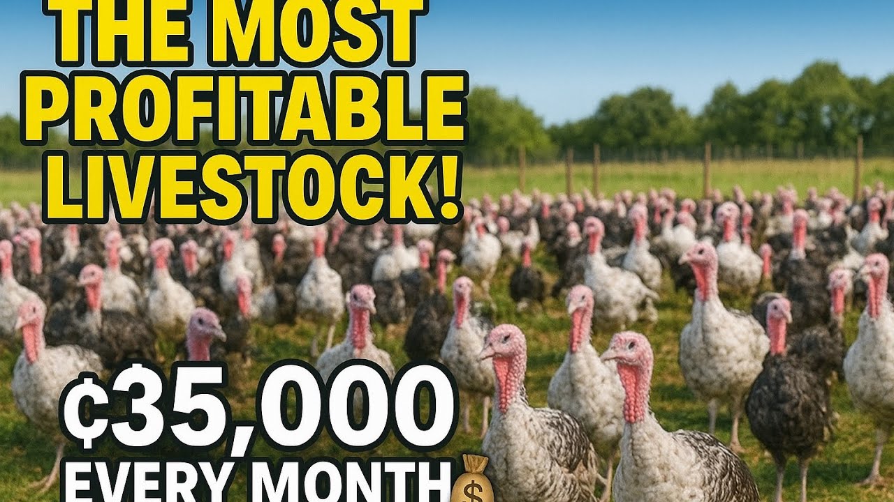 How To Make Ghc35,000 Per Month From Turkey Farming / Profitability Of Turkey Farming Explained 