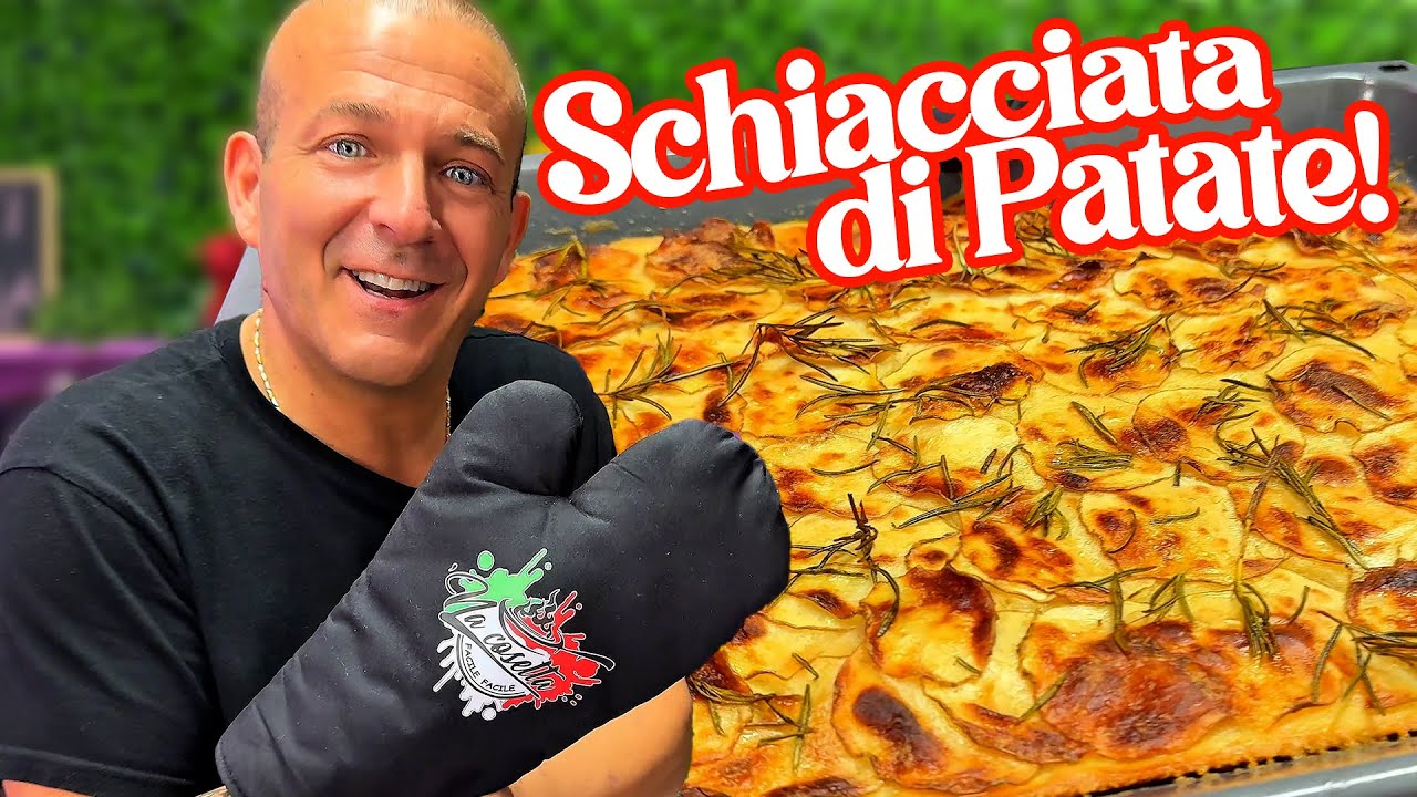 FOCACCIA di PATATE - SENZA LIEVITO - Super croccante e golosa! La mia ricetta