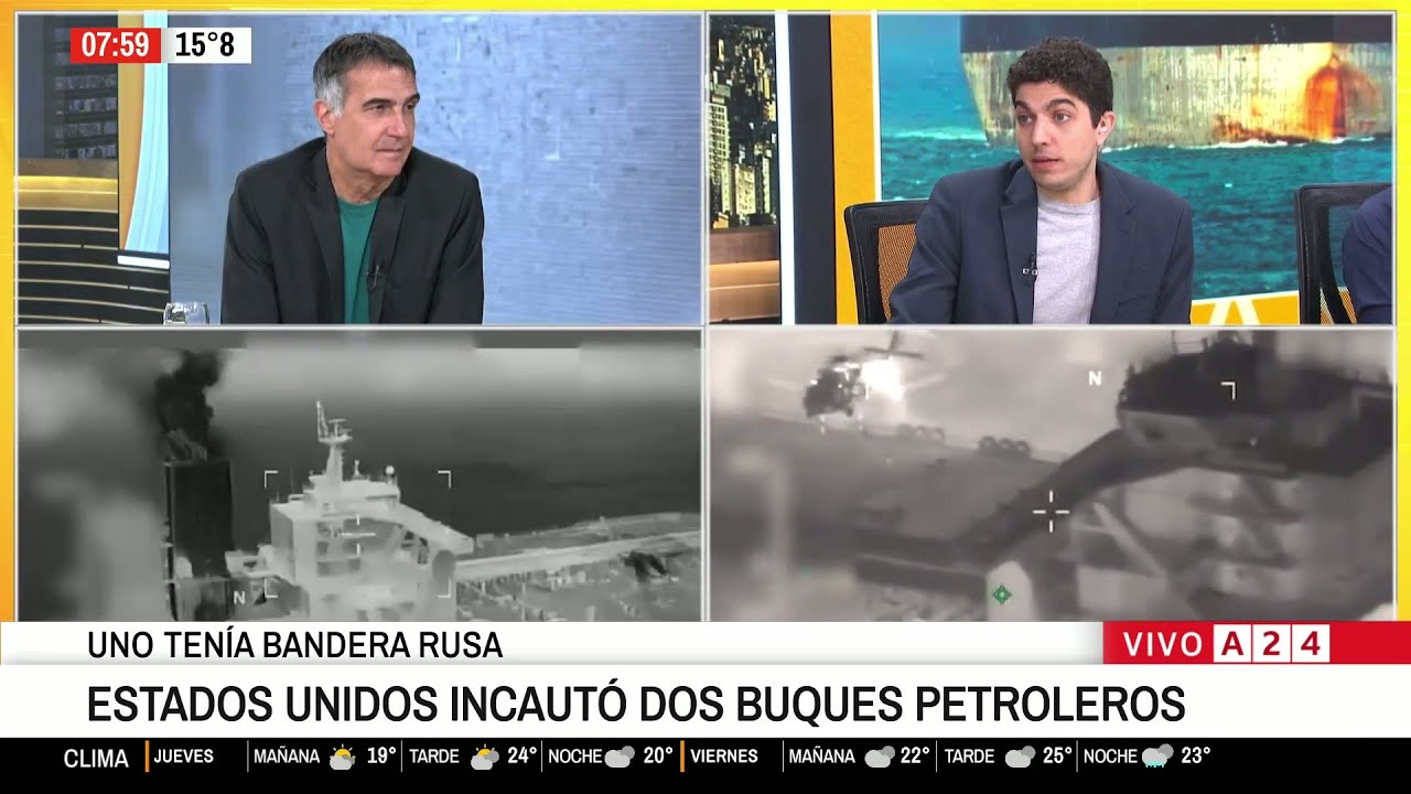 🔴 ESTADOS UNIDOS INCAUTÓ DOS BUQUES PETROLEROS VINCULADOS A VENEZUELA: UNO TENÍA BANDERA RUSA