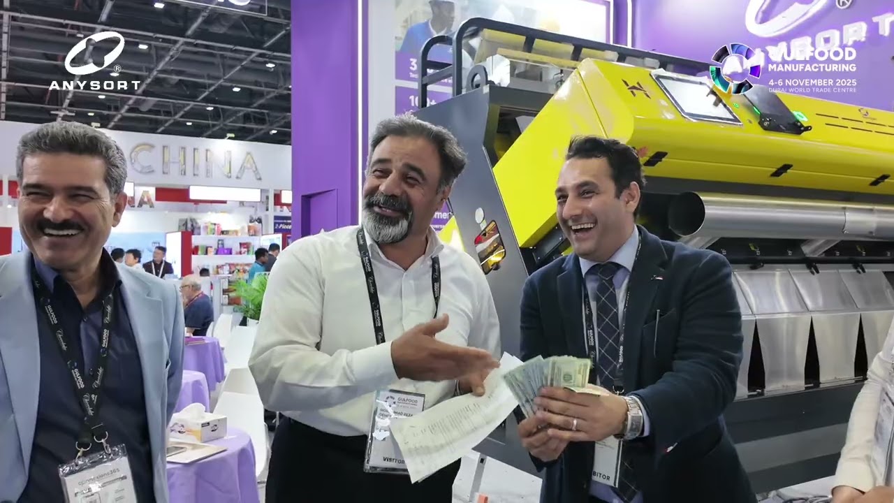 Anysort quality sorting AI Super Agent has officially launched in Gulfood Manufacturing 2025!