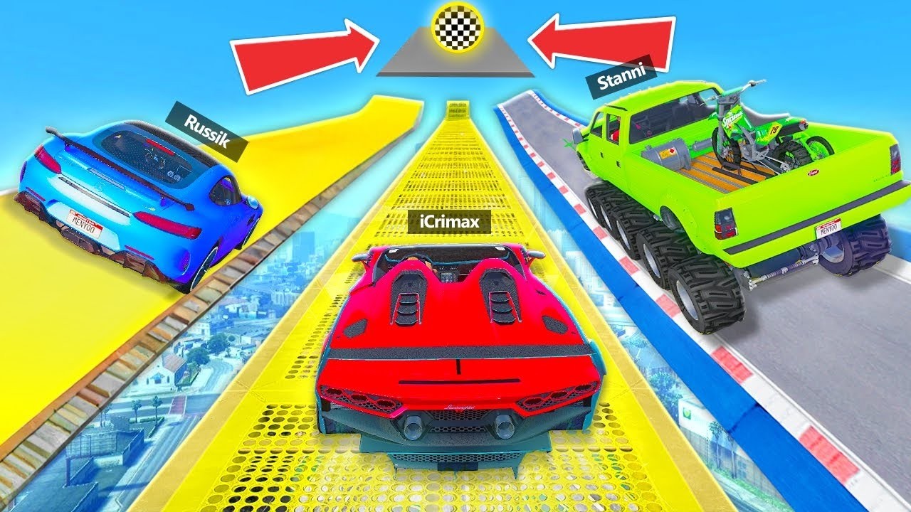 8 YOUTUBER FAHREN in GTA 5, Aber wer SCHAFFT das ZIEL?!