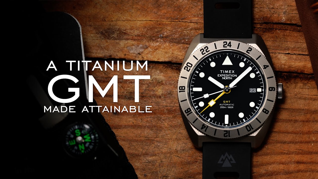Timex Just Released an Attainable Alternative to the Rolex Explorer II - Expedition GMT Titanium