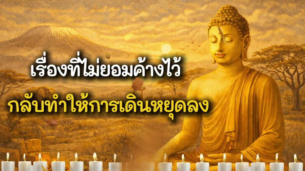 พระสัมมาสัมพุทธเจ้า สอนเรื่องการปล่อยวาง ในปัจจุบัน