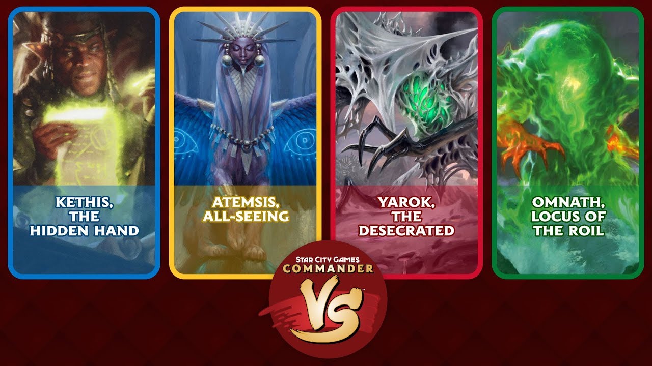 Commander VS S16E3: Kethis VS Atemsis VS Yarok VS Omnath [EDH]