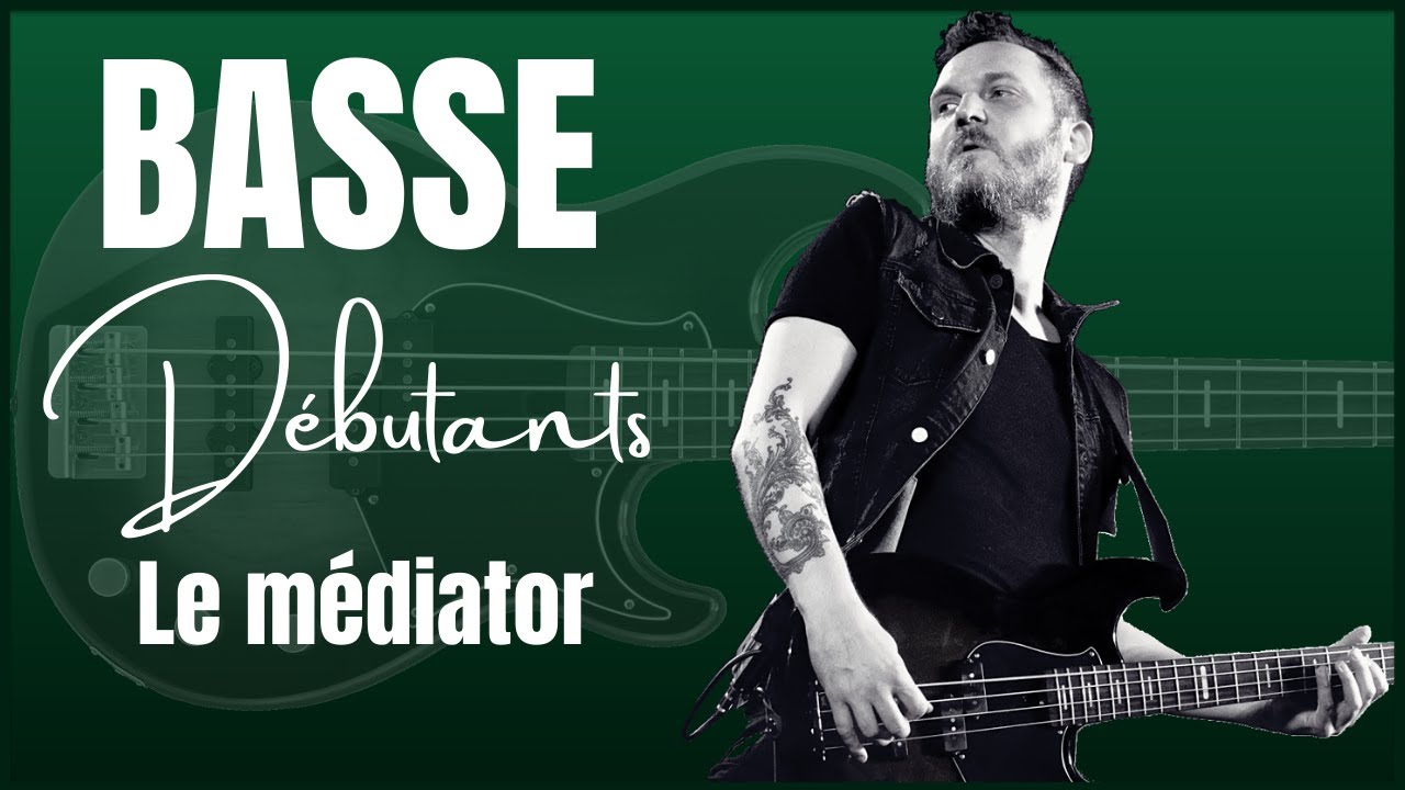 Apprendre la basse - La technique du médiator à la basse (Débutant) 10 exos progressifs