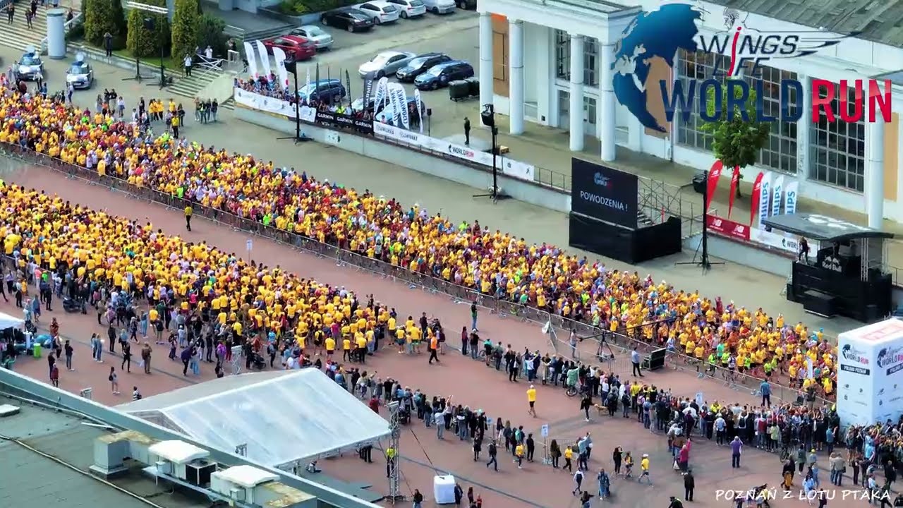 Wings for Life World Run 2022 Poznań. Dji Mavic 3  zoom x7