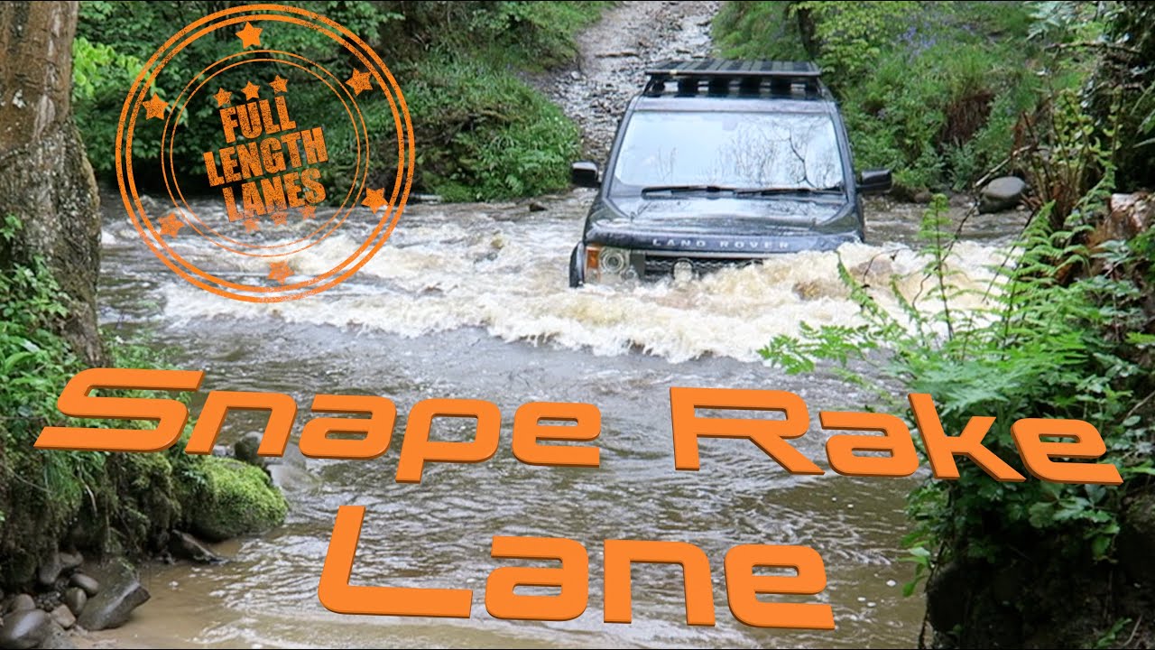 Full Length Lanes - Snape Rake Lane, Garstang - deep river crossing.
