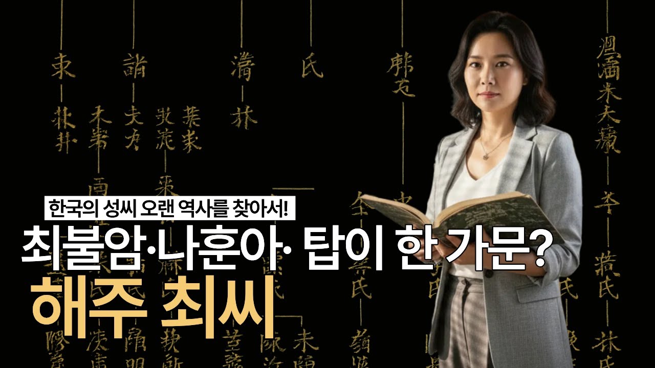 해주 최씨 후손이라면 자랑스러울 수밖에!ㅣ오디오북ㅣ족보ㅣ한국성씨