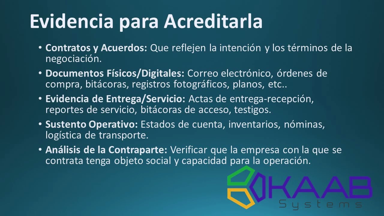 Como demostrar la materialidad usando sistemas Siigo Aspel SAE