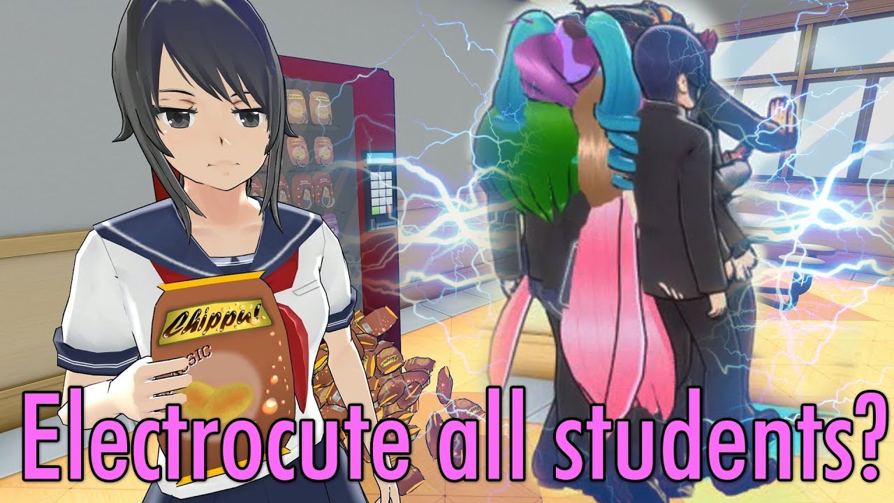 300 IQ Experiments in Yandere Simulator - Can you electrocute all Students at once?