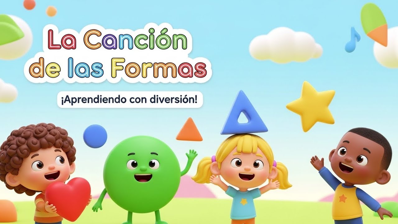 🔺🟦 Shapes Song 👶🎶 | Canción de las Formas 🌈✨