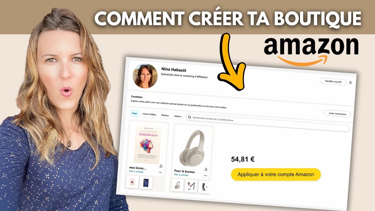 Comment cr&eacute;er ta boutique Partenaire Amazon et commencer &agrave; gagner de l&rsquo;argent (facilement) 💰