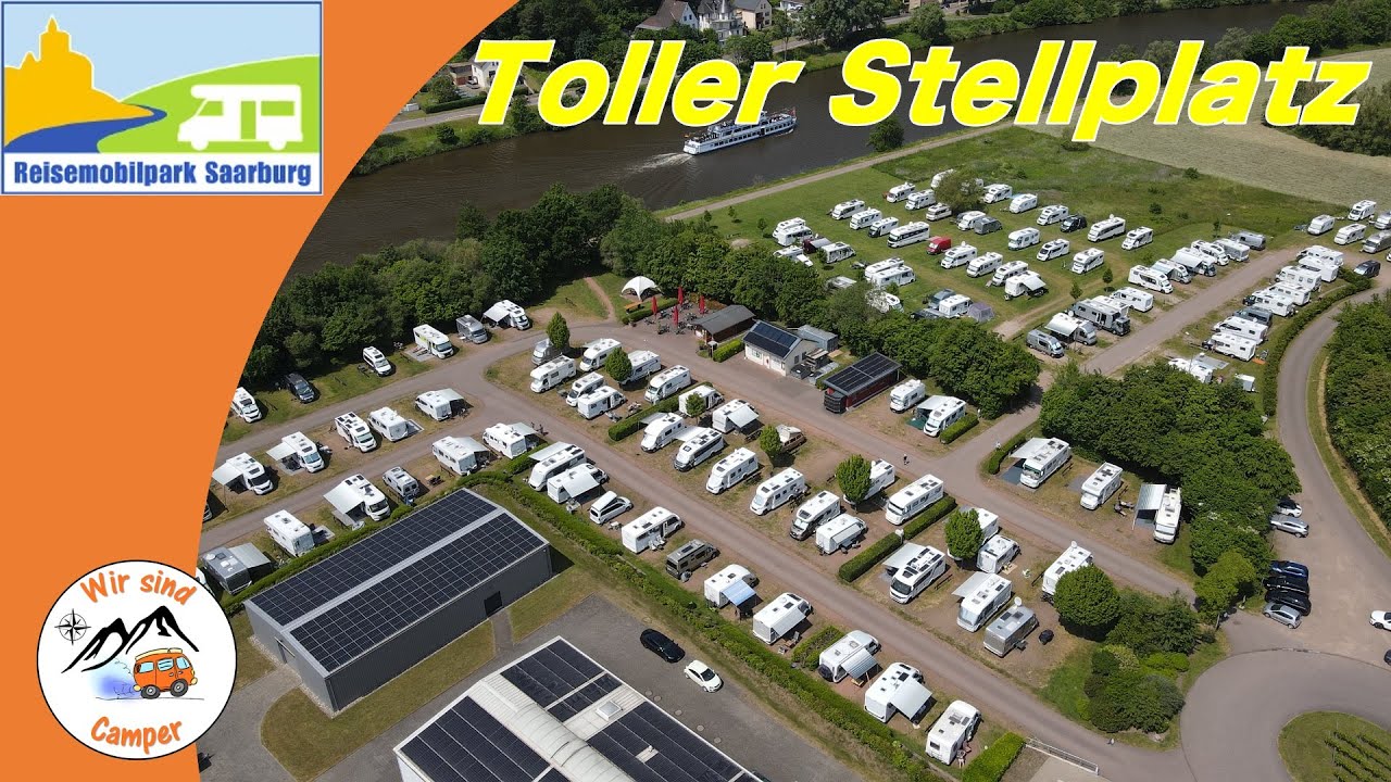 Ein Stellplatz direkt am Wasser und in den Weinbergen | Reisemobilpark Saarburg