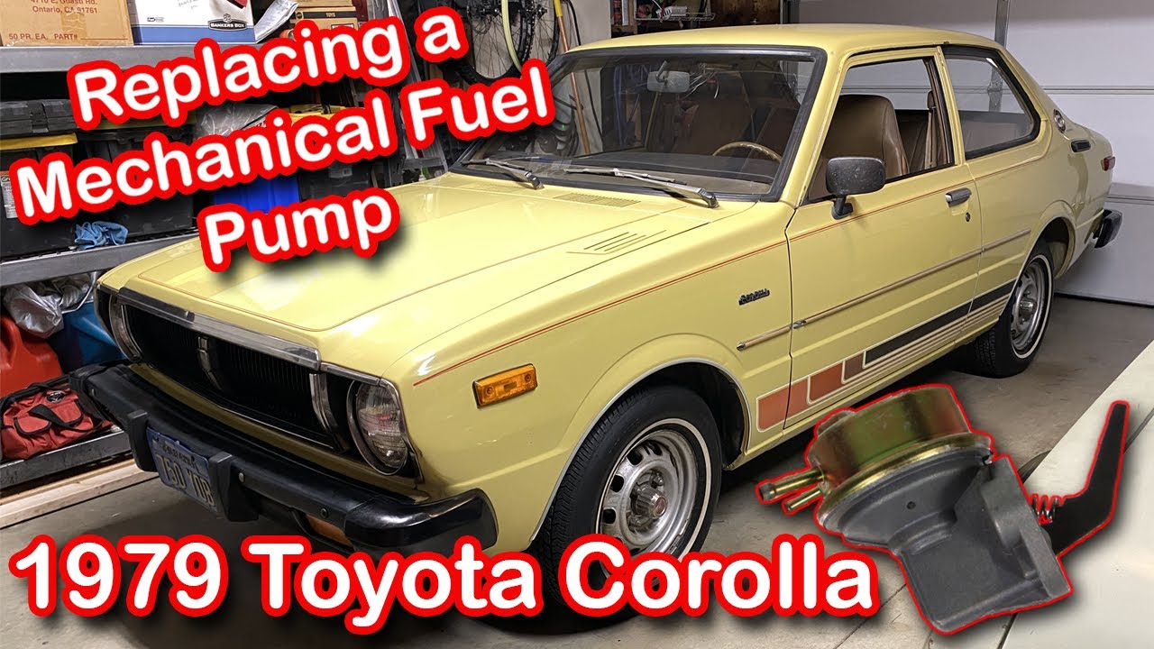 Changing Mechanical Fuel Pump Toyota 2TC 1979 Toyota Corolla