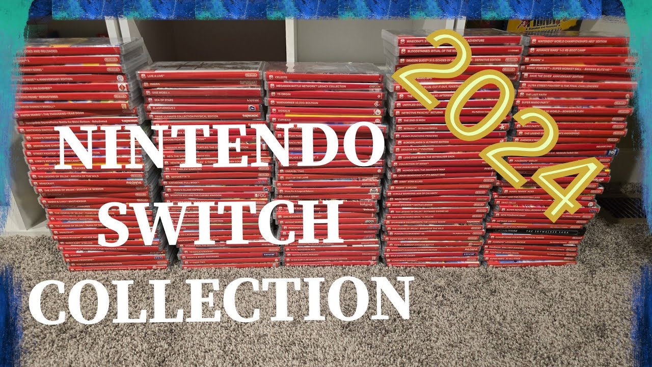 My Nintendo Switch Collection - 150+ Games (2024)