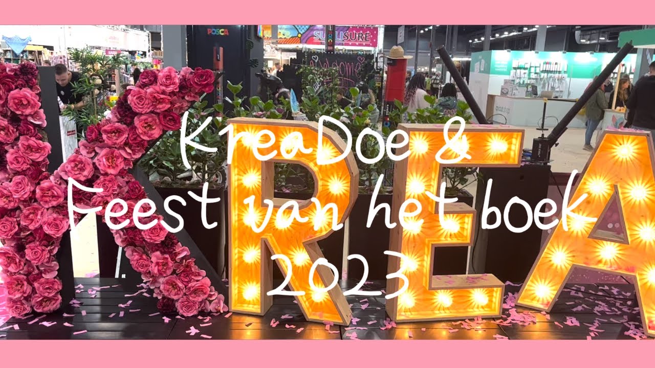 KreaDoe & Feest van het boek 2023 // Hand- & Brushletterworkshop on tour!