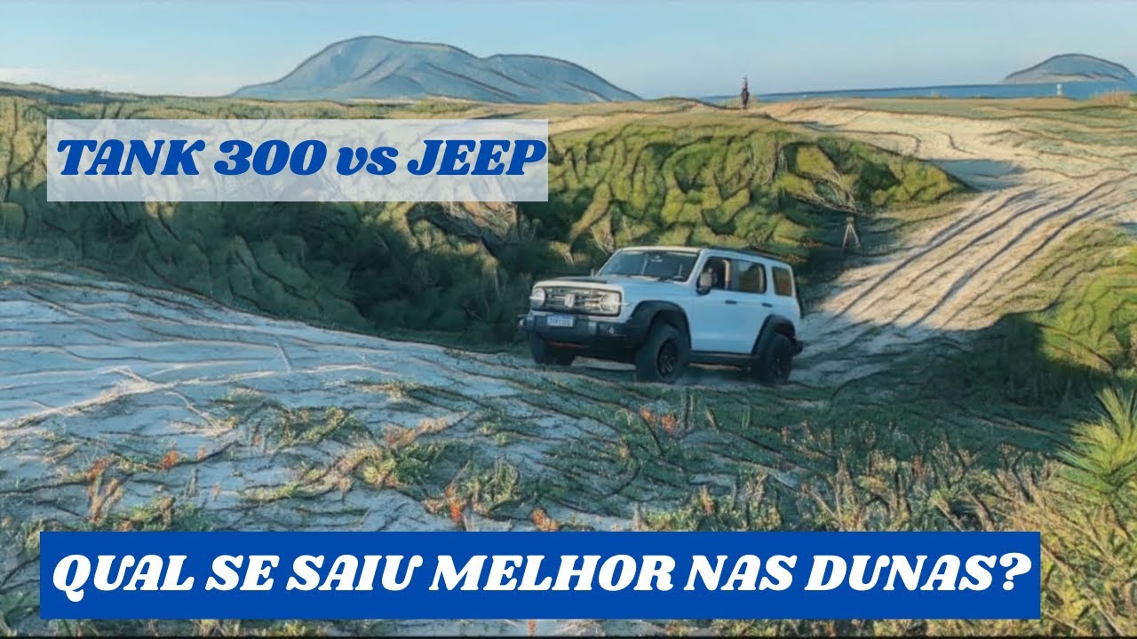 Explorando a Praia do Moçambique de 4x4: Tank 300 e Renegade no Desafio das Dunas