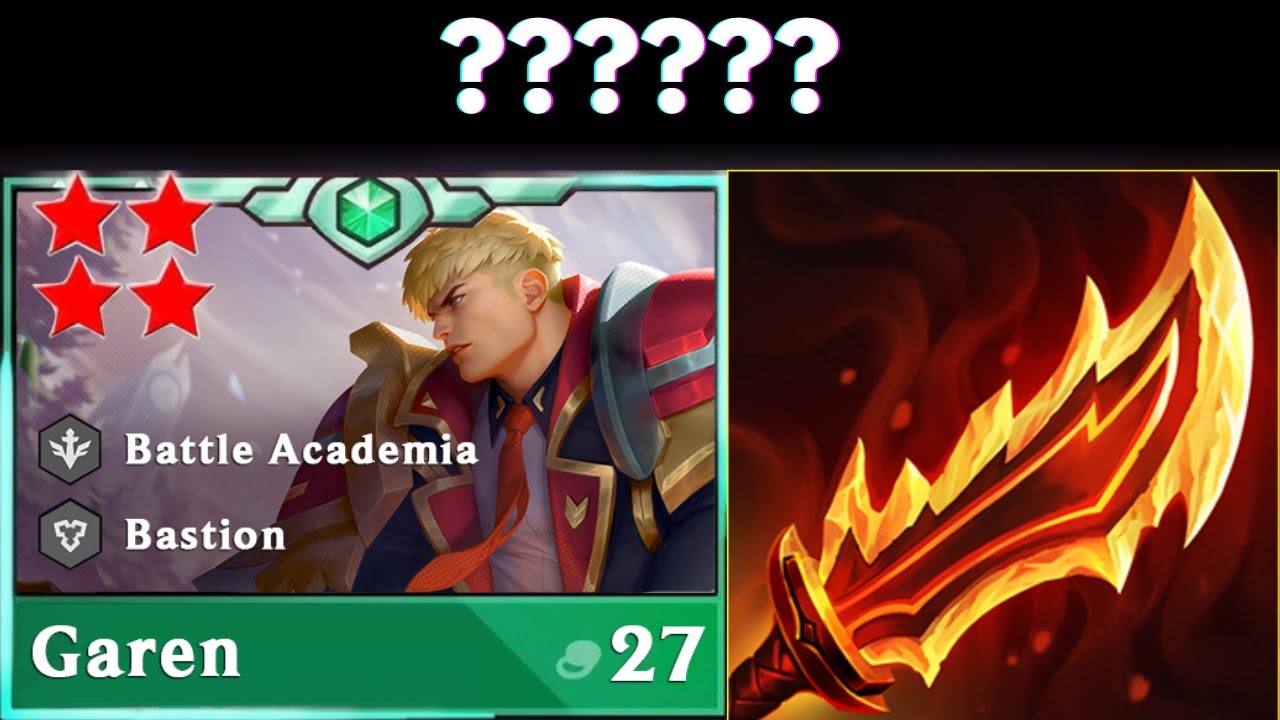 Garen 4 ⭐⭐⭐⭐ est le maître de TFT.