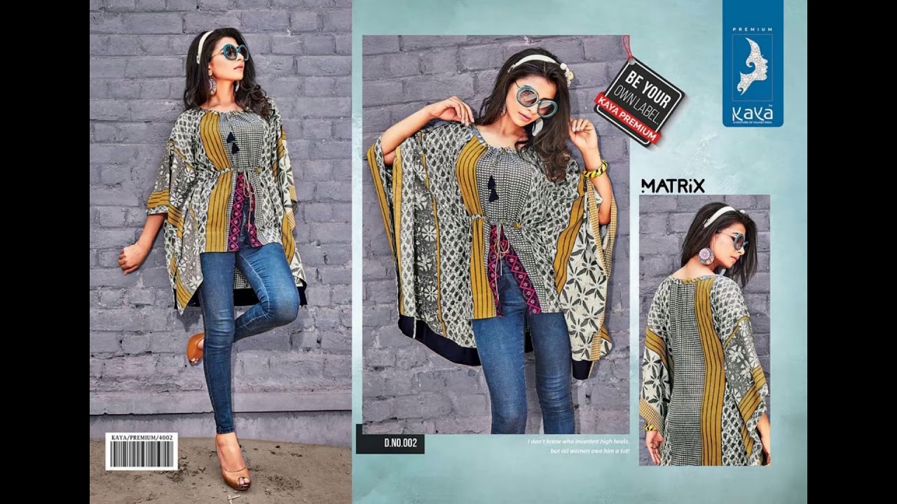 Matrix Kaya Fancy Tops Reyon Tie-Up Top Regular Wear Manufacturer Wholesaler Ahmedabad Surat