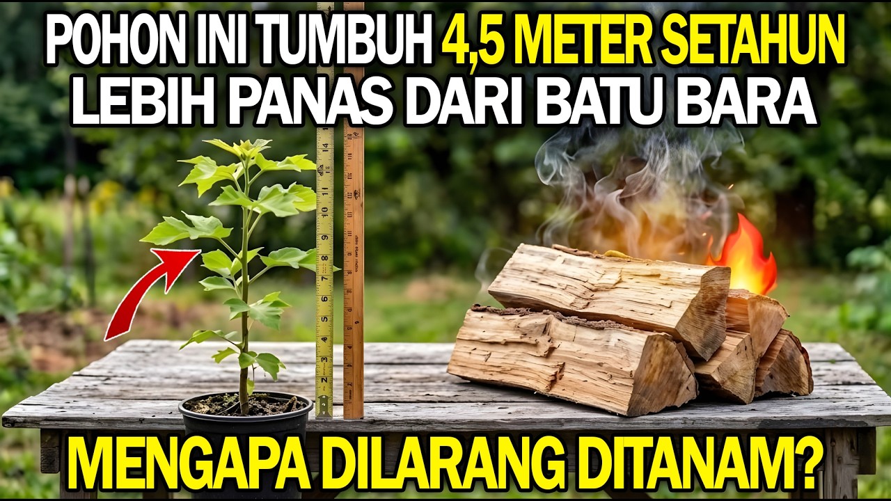 Pohon Ini Tumbuh 4,5 Meter per Tahun, Saat Dibakar Lebih Panas dari Batu Bara — Mengapa Dilarang?