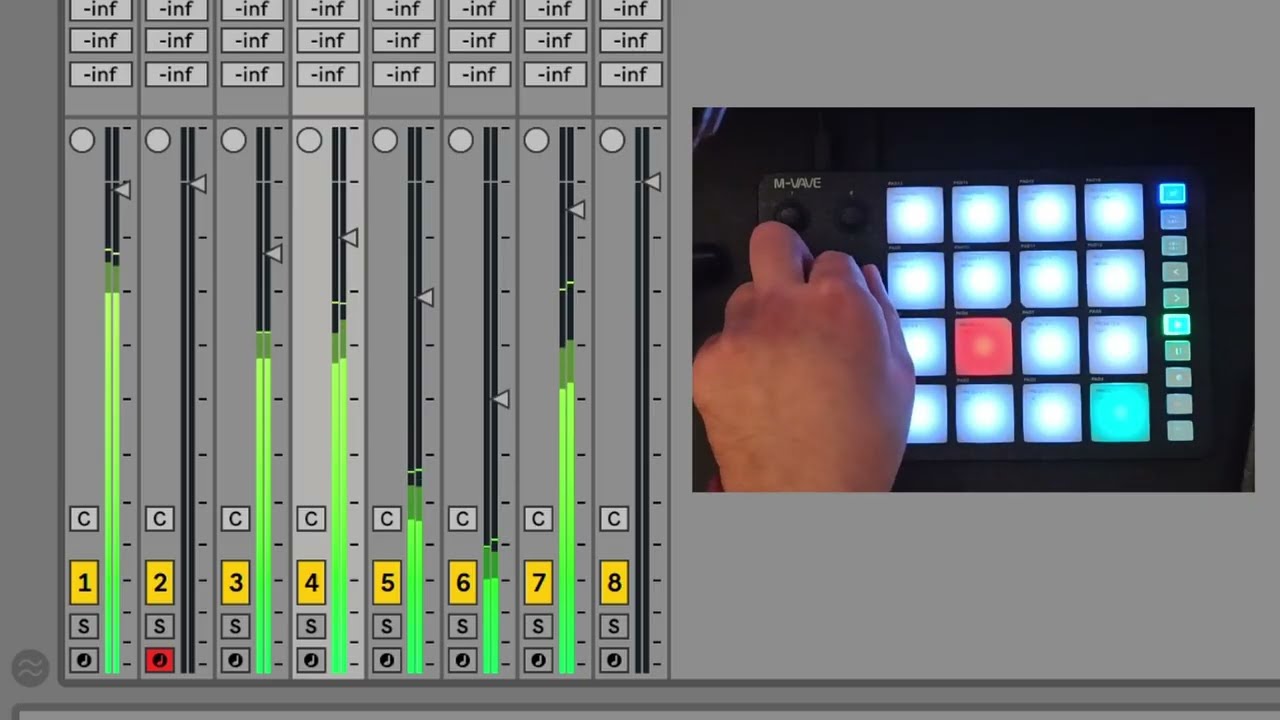 M VAVE SMC PAD Mackie Controls Enhanced For Ableton Live
