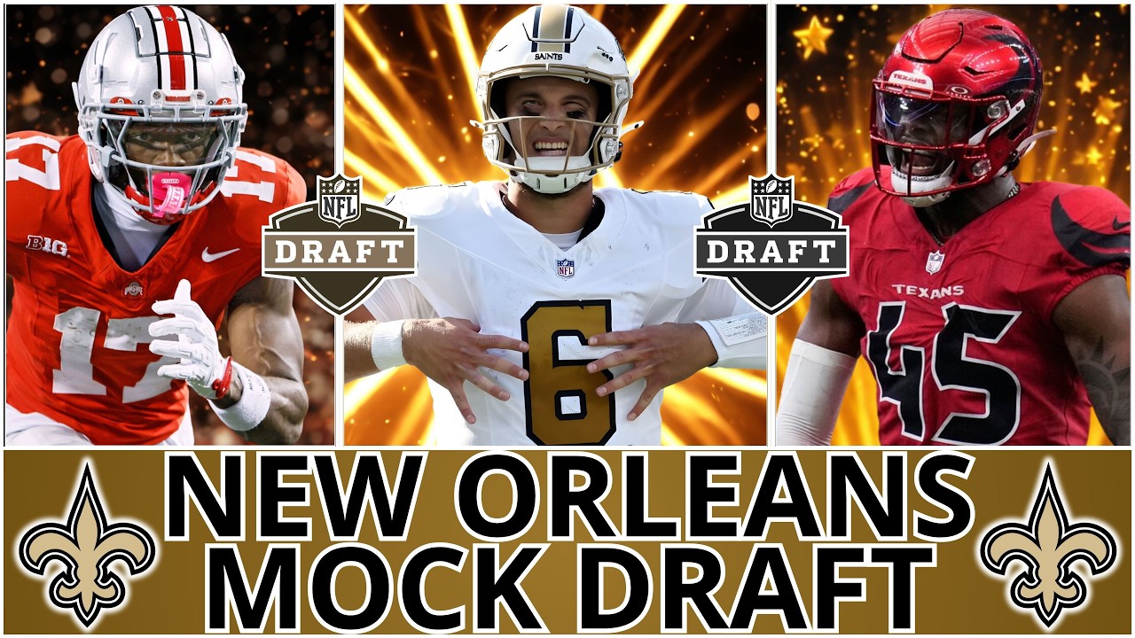 Fixing the New Orleans Saints | 2026 NFL Mock Draft | Free Agency | Coaching Staff | Roster