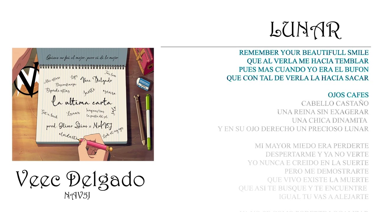 10. Veec Delgado - Lunar || Album La Ultima Carta