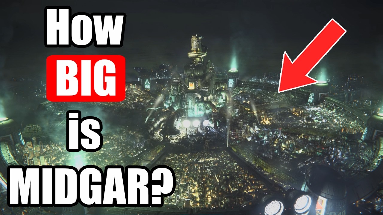 FF7 Remake - How Big is Midgar?