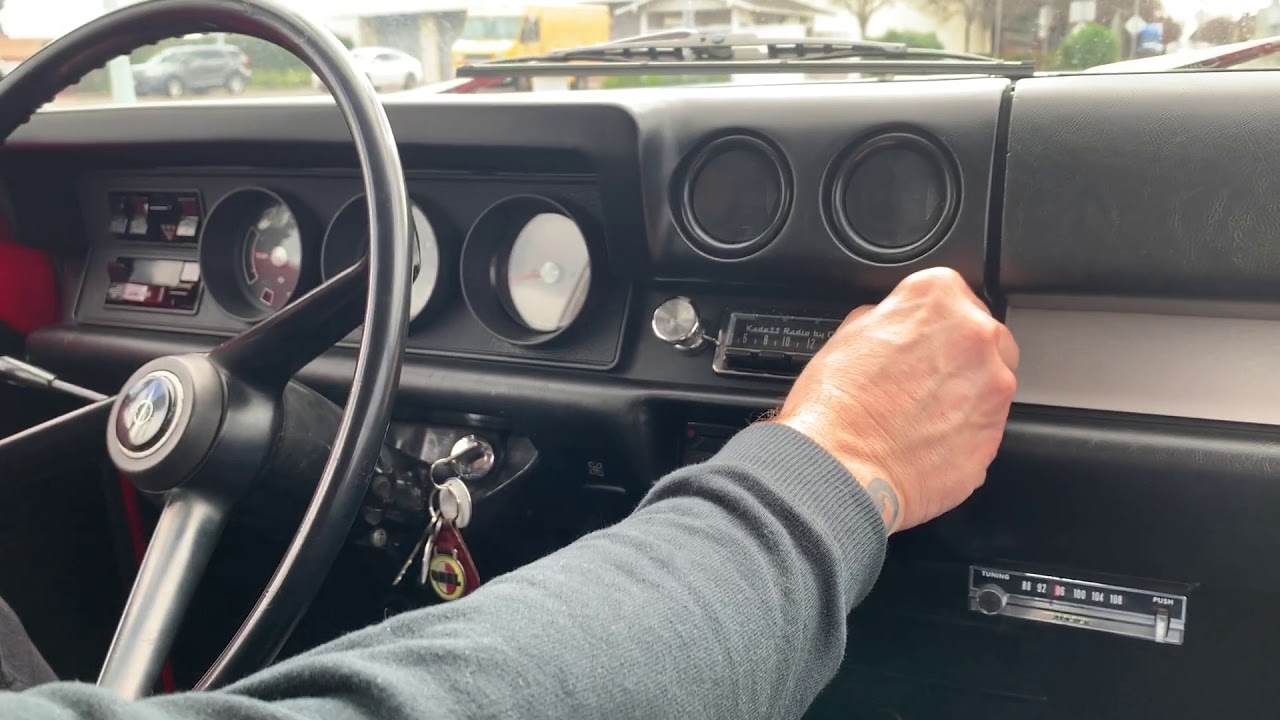 Opel Kadett L driving demonstration for BringATrailer