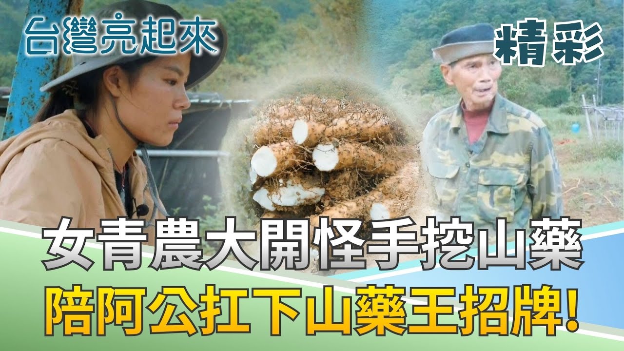 年輕女青農開怪手挖寶! 山藥公主返鄉大顯英姿! 阿公傳授