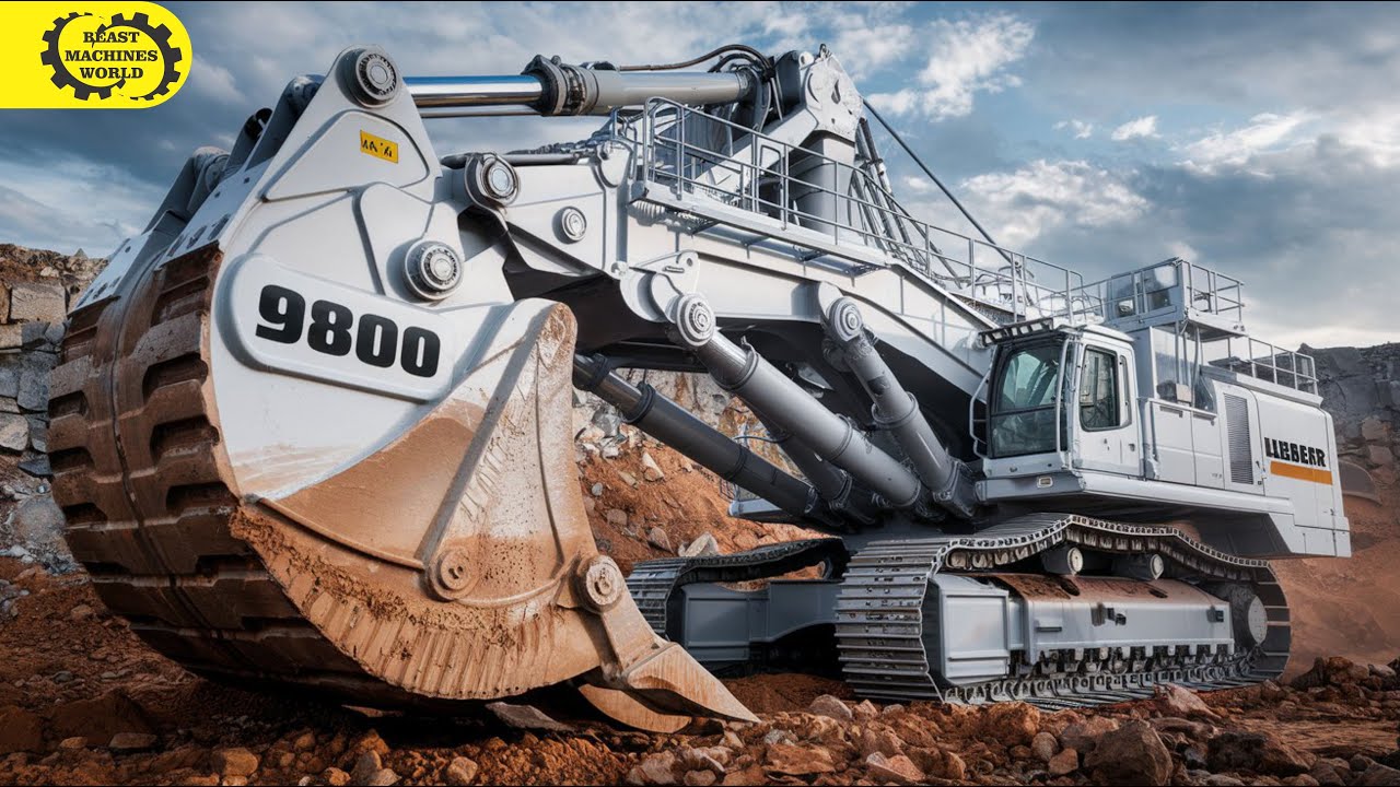 The World's Largest Mining Excavator | Liebherr R 9800 in Action