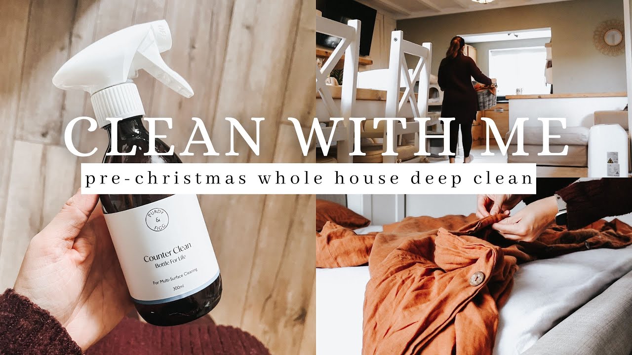 Clean With Me Before Christmas | Non Toxic, Eco Friendly Cleaning Products