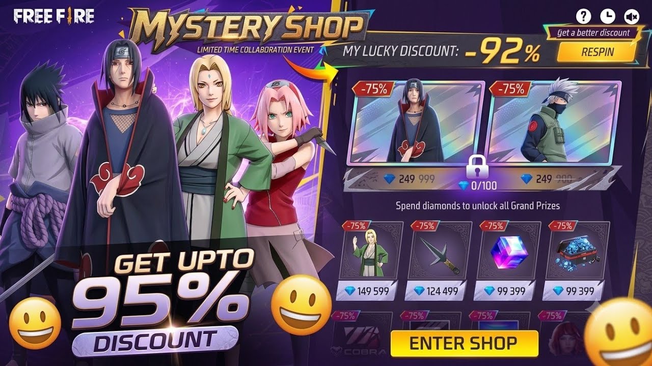 Mystery Shop Event🤩100% Confirm- | OB55 Update Free Fire | FREE FIRE NEW EVENT BANGLA || FF NEW EVEN