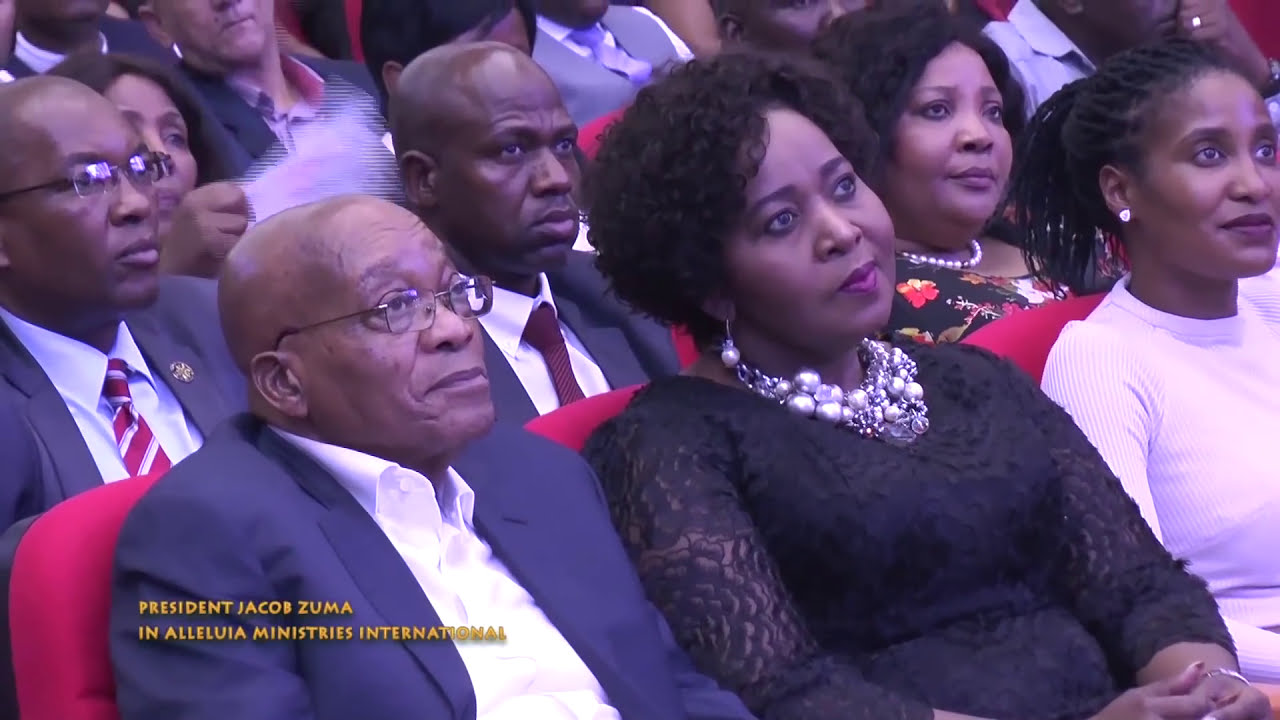 President Jacob Zuma with Pastor Alph Lukau at Alleluia Ministries International | South Africa