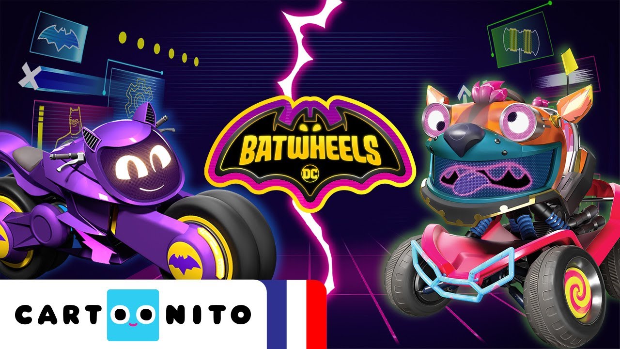 Compilation Bibi vs Taquine | Batwheels | @CartoonitoFR