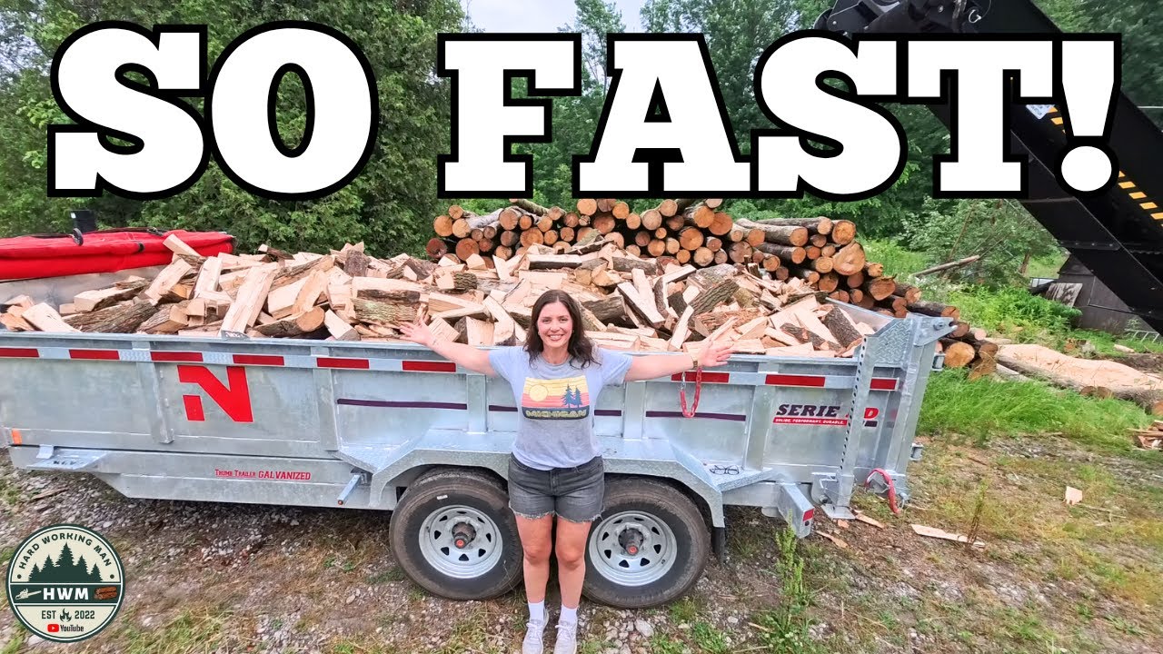 How Long Will It Take Her? Dyna SC16 Firewood Processor!