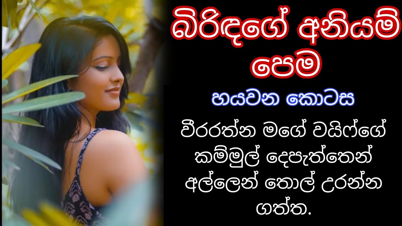 බිරිඳගේ අනියම් පෙම🔞 හයවන කොටස | Sinhala wal katha | Short Stories New #walkatha #nawakatha #katha