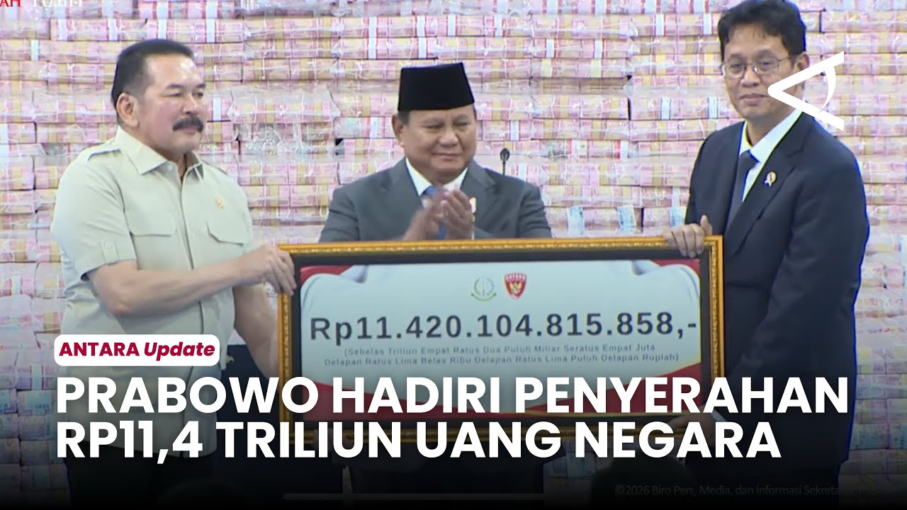 Kejagung serahkan penyelamatan Keuangan Negara Rp11,4 triliun ke Pemerintah